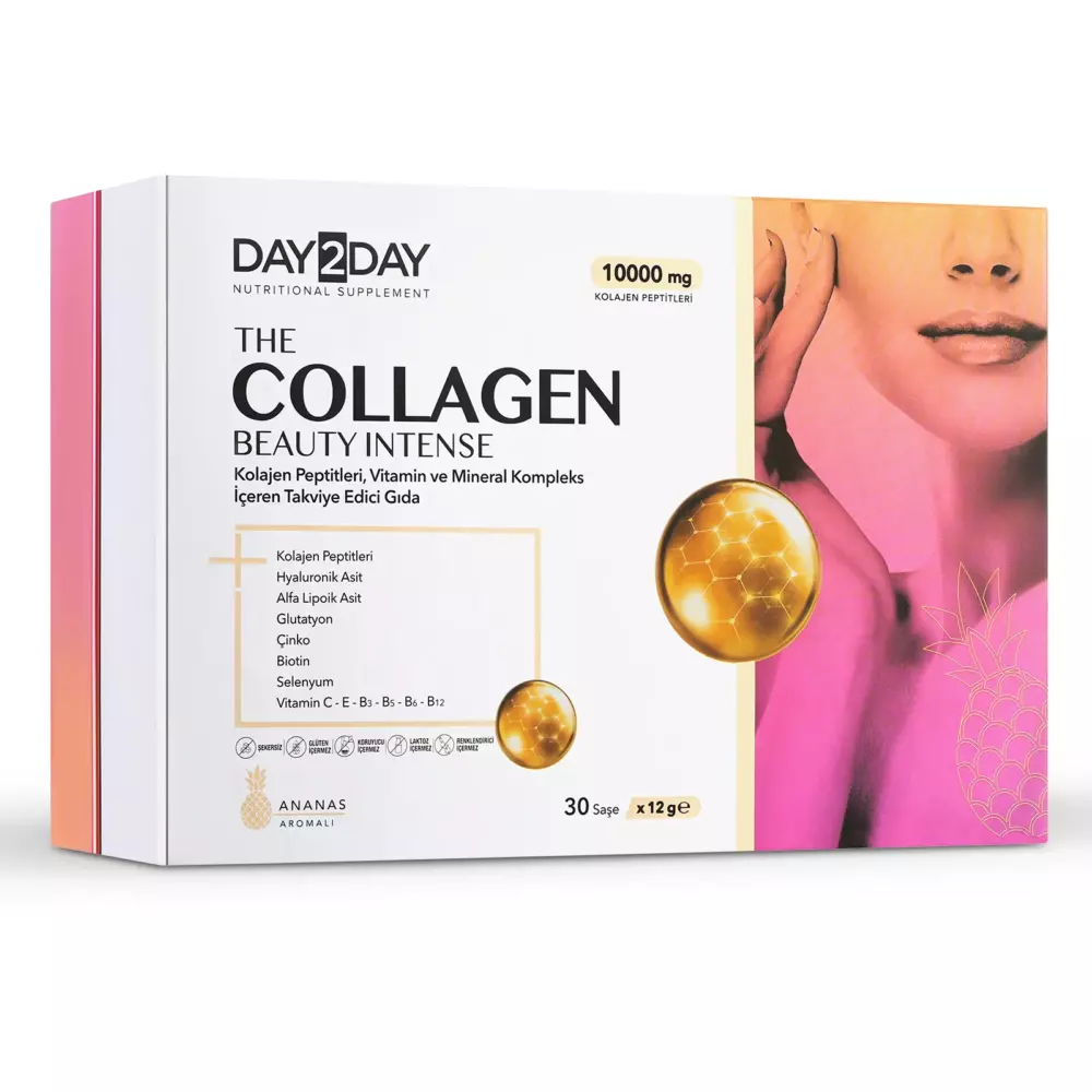 Day2Day The Collagen Beauty Intense (PINEAPPLE), 10 000 mg, powder