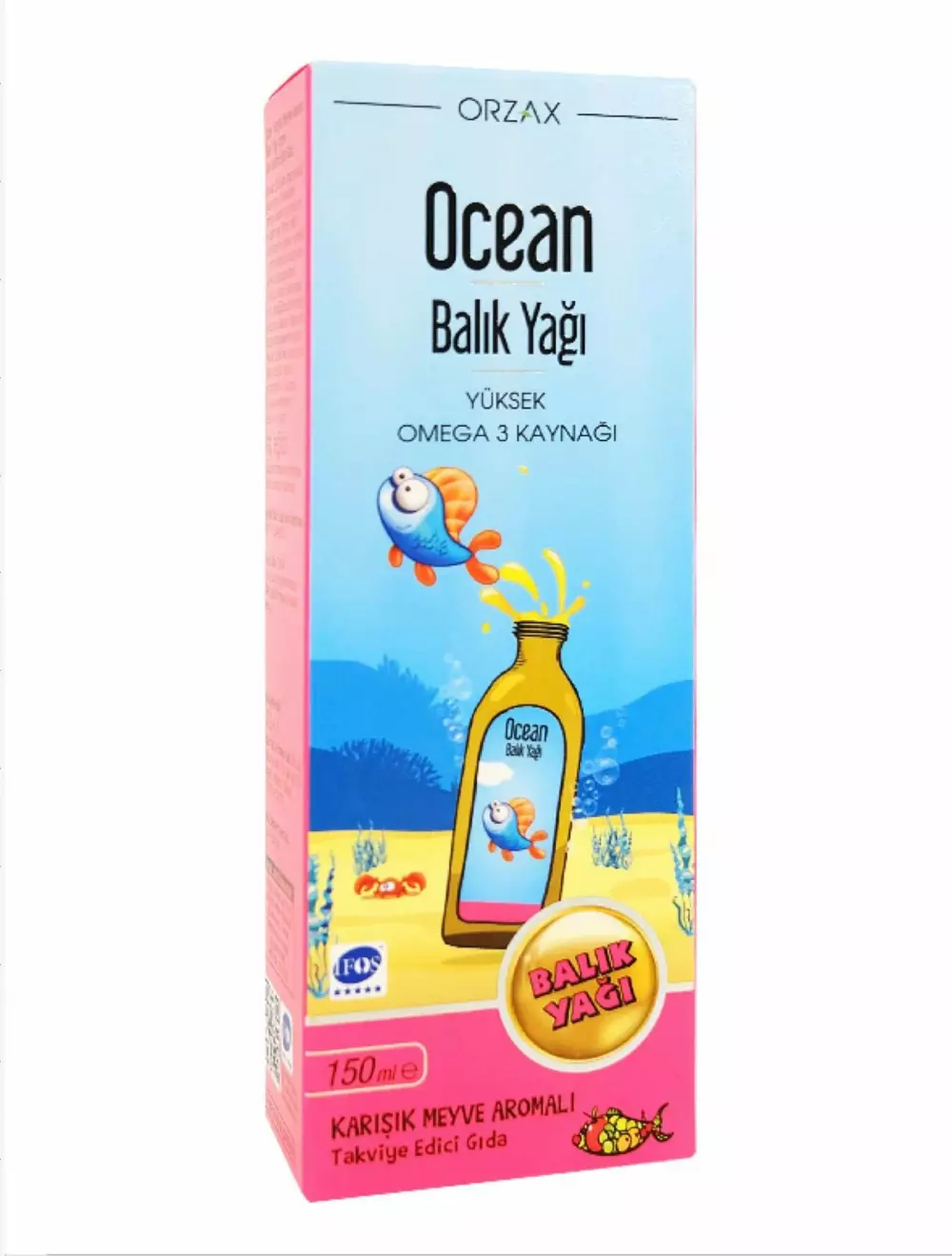 Ocean Fish Oil Syrup (TUTTI FRUTTI)